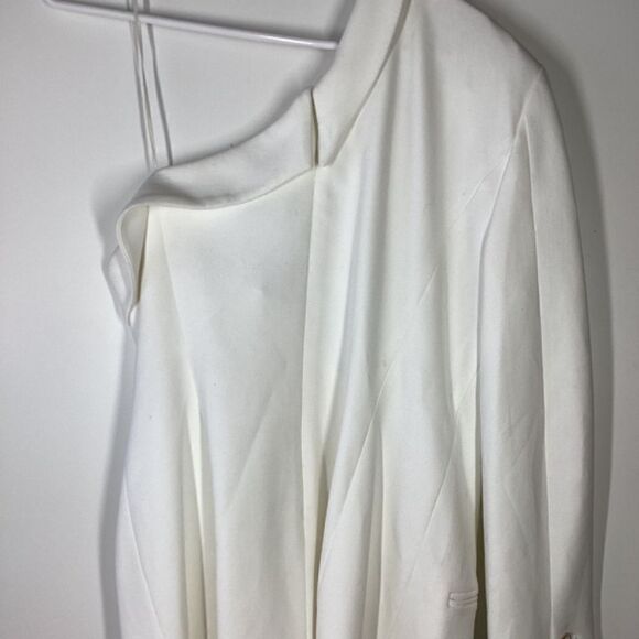 Veronica Beard‎ Middleton One Shoulder Blazer Dress White Size 12 - Picture 12 of 15